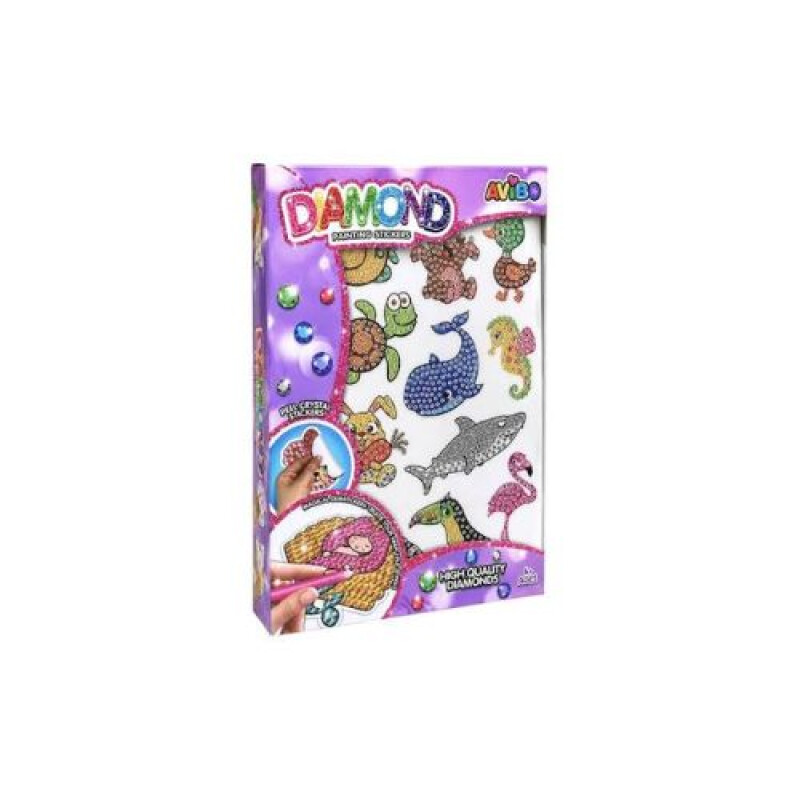 Diamond Stickers Animalesdelmar