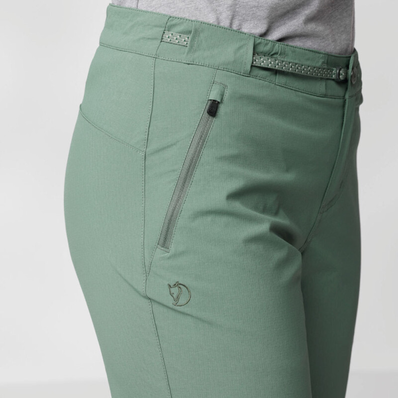 Pantalón Fjallraven High Coast Trail Trousers W Mujer Suede Brown