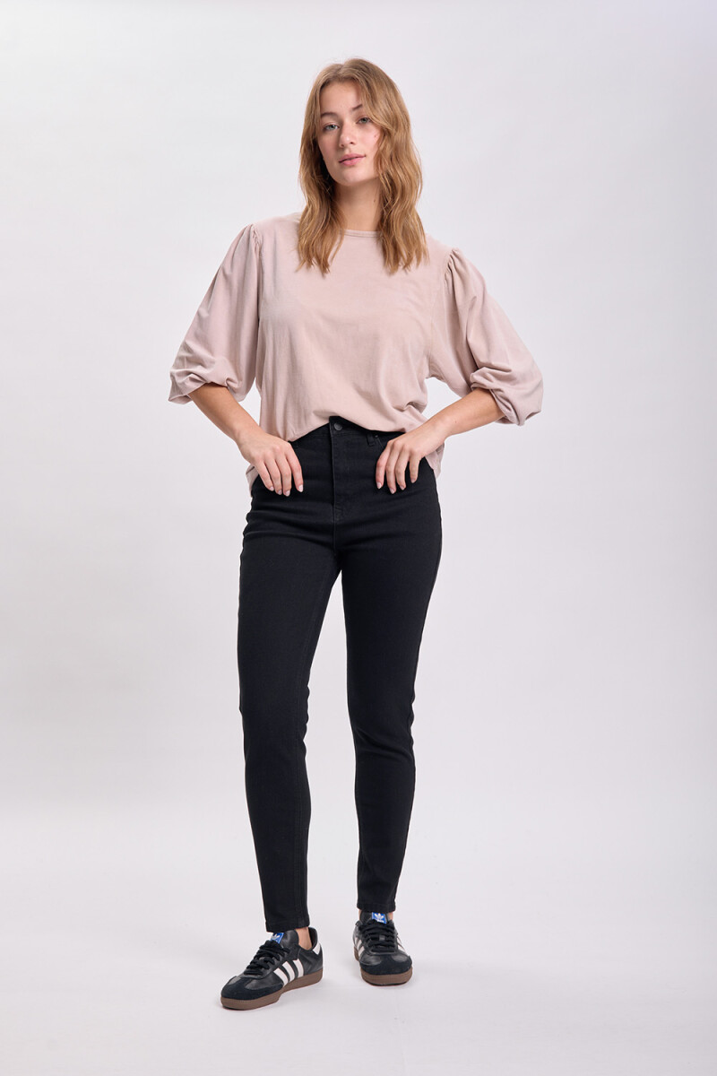 Pantalón jean skinny Negro