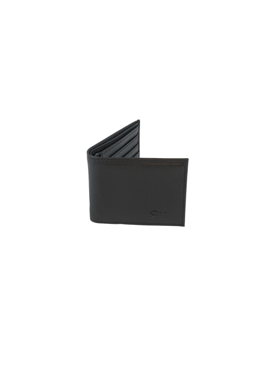 Billetera de cuero - Negro 