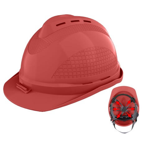 Casco De Seguridad Rojo Casco De Seguridad Rojo