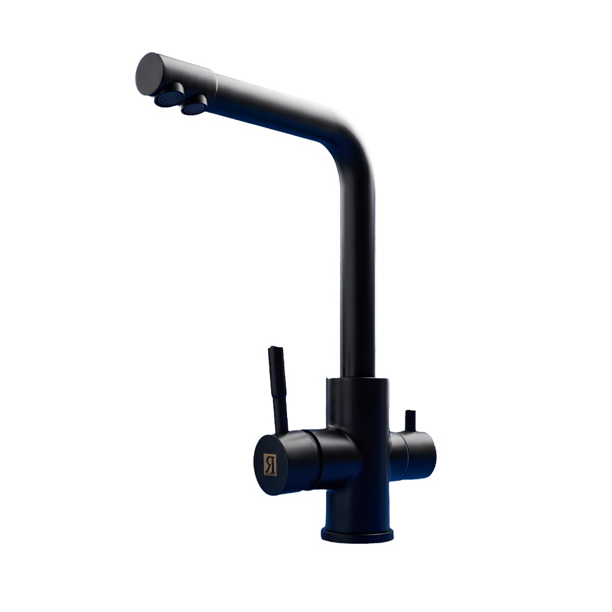 Monocomando Cocina Mesada P/ Filtro Negro Rimontti 