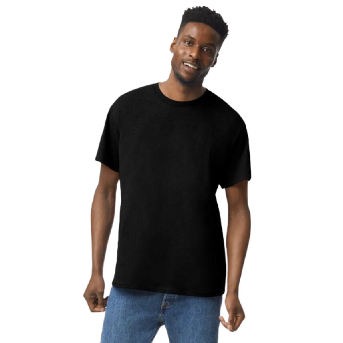 Camiseta Gildan Hombre - Negro 