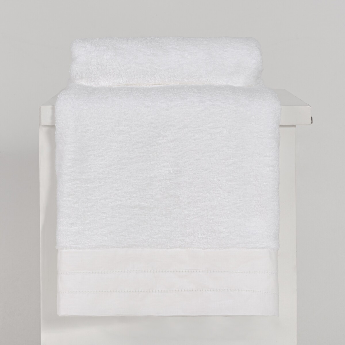 Toalla Finezza Lino Blanco con Blanco - Cuerpo 
