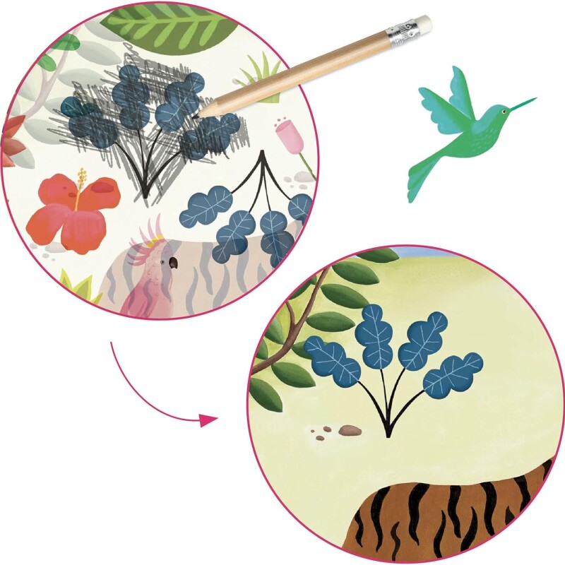 Crear con stickers A moment in time Le Douanier Rousseau