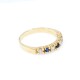 Anillo en oro 18k brillantes y zafiros Anillo en oro 18k brillantes y zafiros