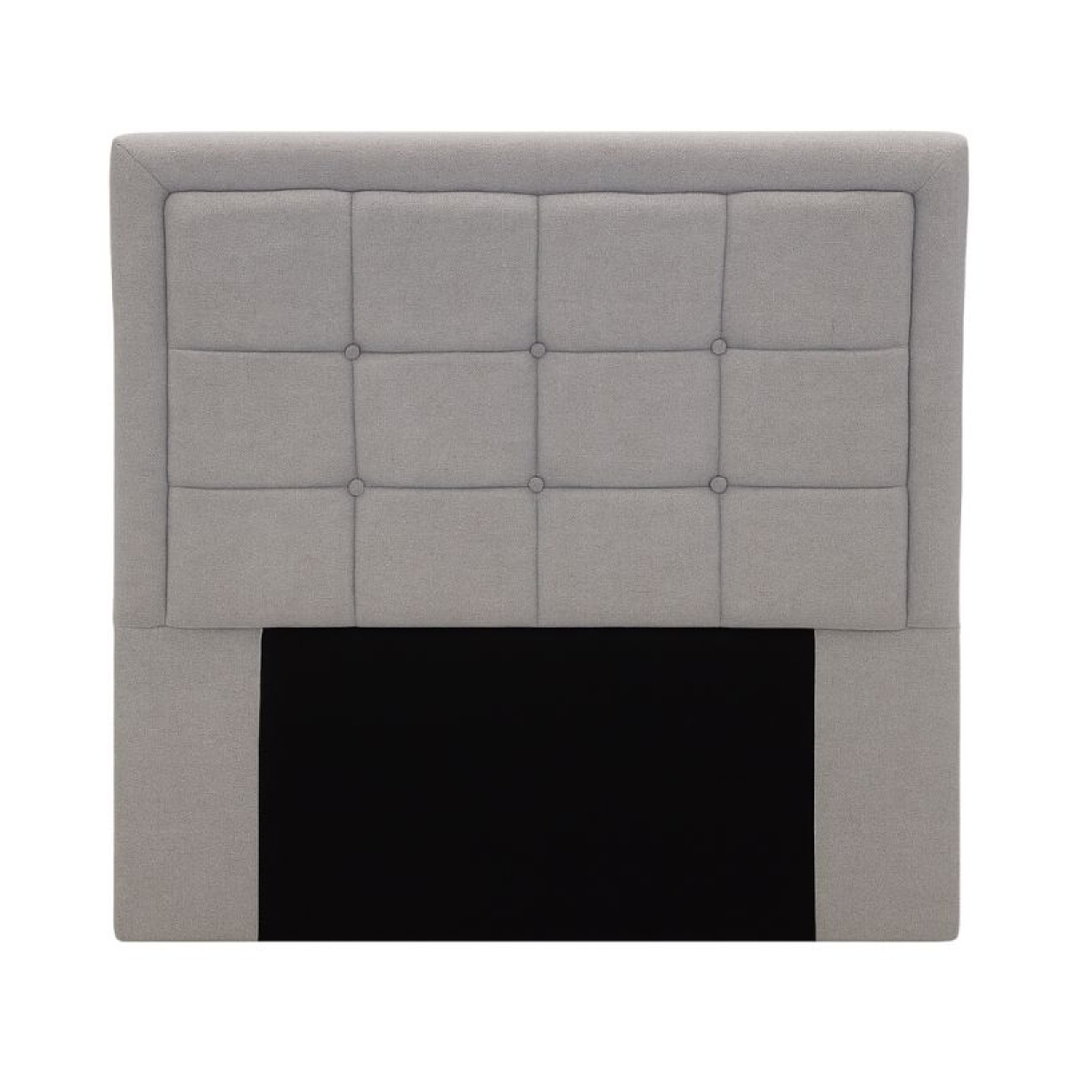 RESPALDO VENEZA 1 PLAZA PARA SOMMIER 98 CM - LISO CINZA 