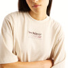 Remera Newbalance Trackside Relaxed mujer WT6272YXLIT Crema