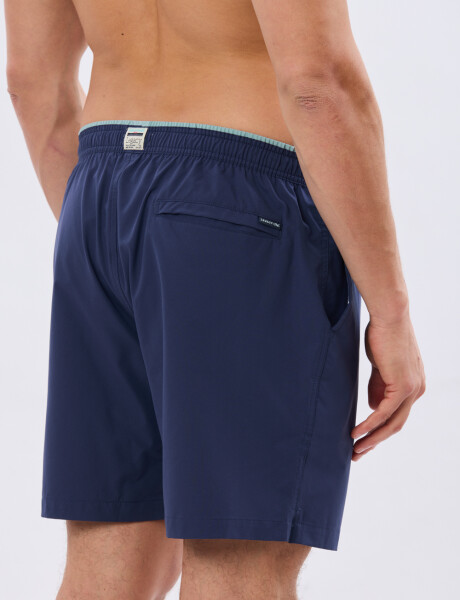 SHORT DE BAÑO FLEX LISO Marino