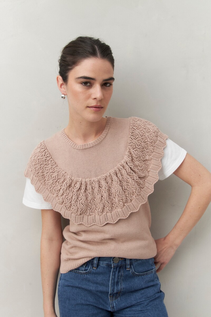 CHALECO LUPE - Tostado 