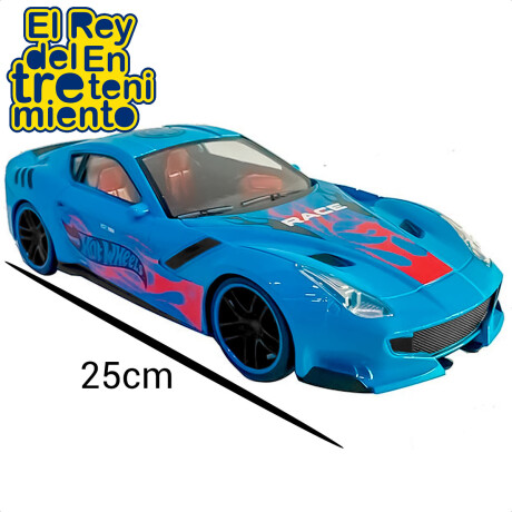 Hot Wheels Auto Fricción De Juguete Sprint Racer 25cm Azul