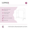 Perchero Organizador de Ropa Closet Hogar de Metal Blanco