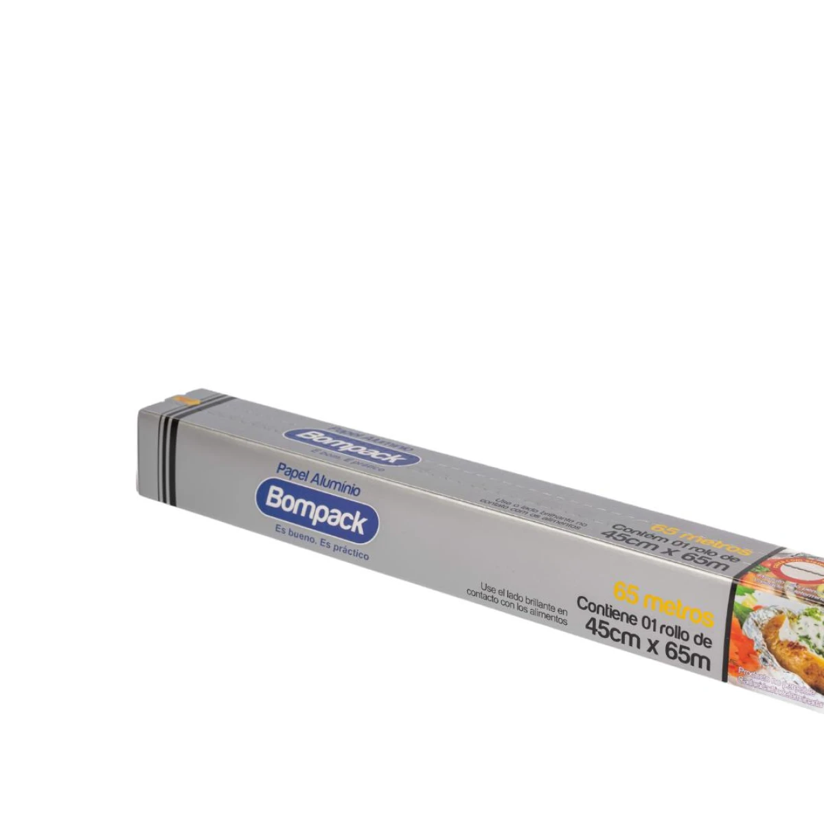 PAPEL ALUMINIO PREMIUM, 45CM X 4MT 