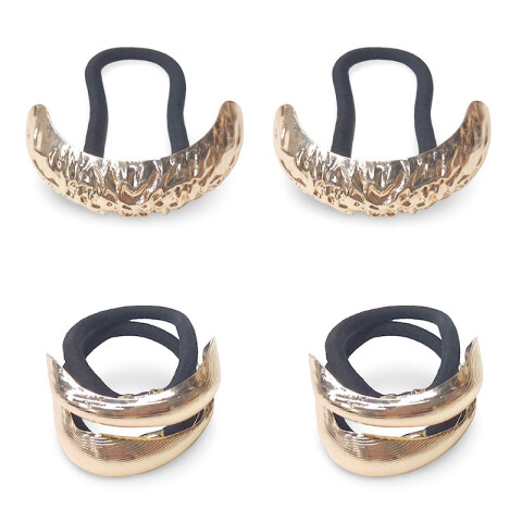 Colitas para el cabello doradas Colitas Para El Cabello Doradas