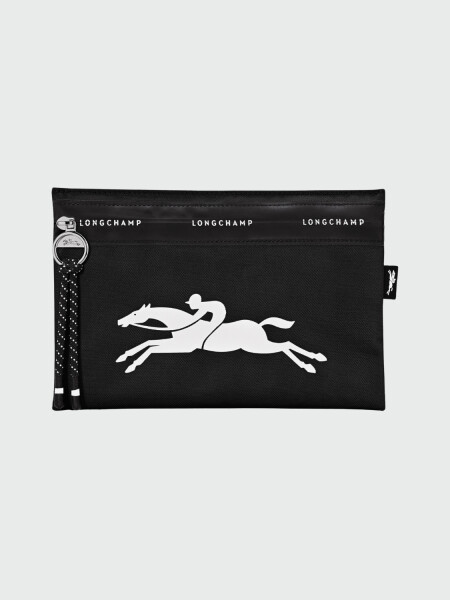 Longchamp- Neceser de lona reciclada, Le pliage Energy Negro