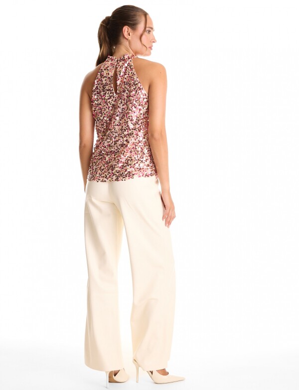 Blusa Lentejuelas MULTI/ROSA