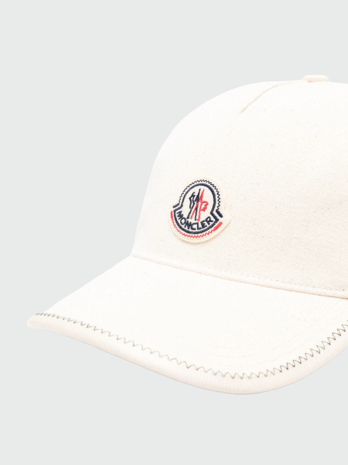 MONCLER - Gorra de Baseball Beige Claro