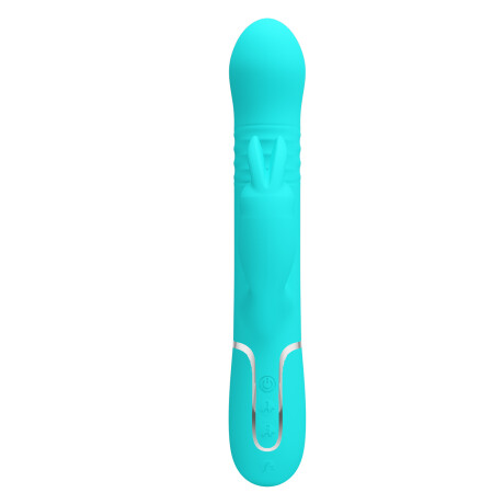 Vibrador Rabbit 4 en 1 Twinkled Tenderness Pretty Love Turquesa