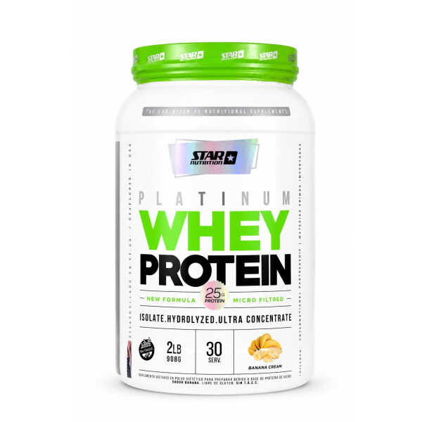 Platinum Whey Protein Banana 2 lb Star Nutrition Platinum Whey Protein Banana 2 lb Star Nutrition
