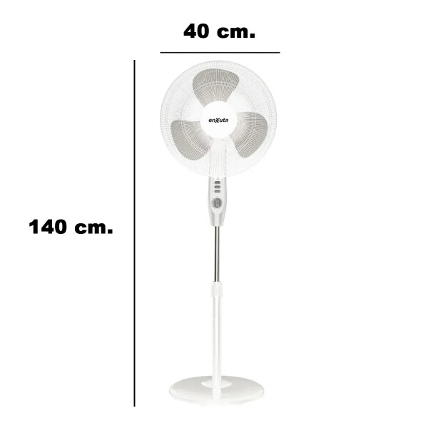 Ventilador De Pie Enxuta Vpenx916 OLT VENTILADOR ENXUTA VPENX916W BLANCO