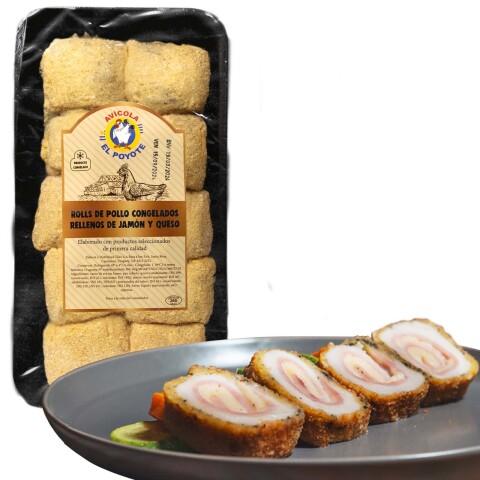 Rolls de Pollo con Jamón y Queso El Poyote 850 Grs Rolls de Pollo con Jamón y Queso El Poyote 850 Grs