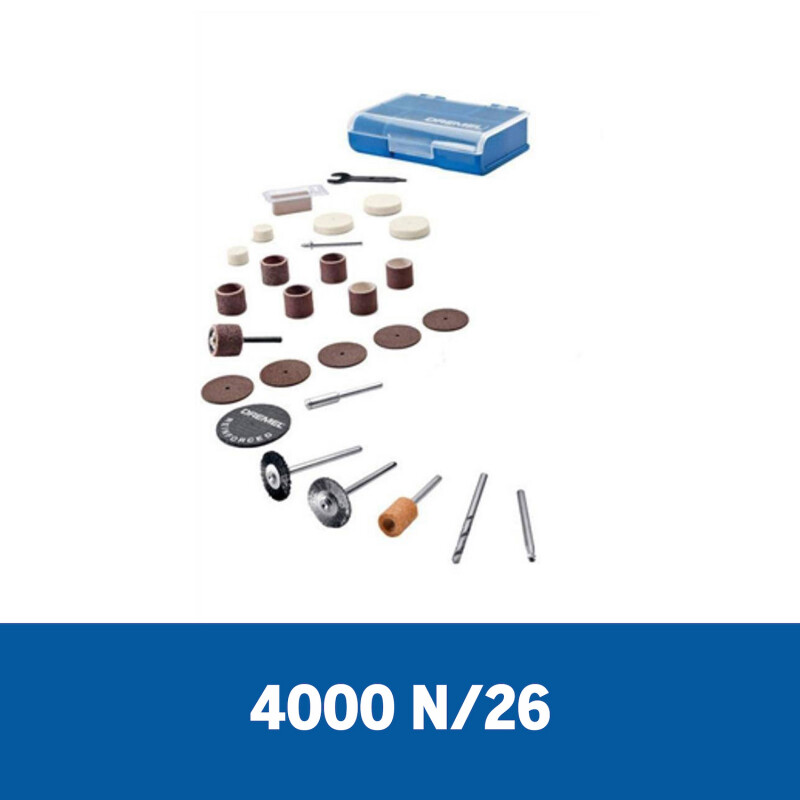 Minitorno Dremel 4000 con 26 accesorios Dremel Unica