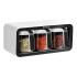 Especiero Dispensador Condimentero Acrilico Organiza Cocina Variante Color Negro