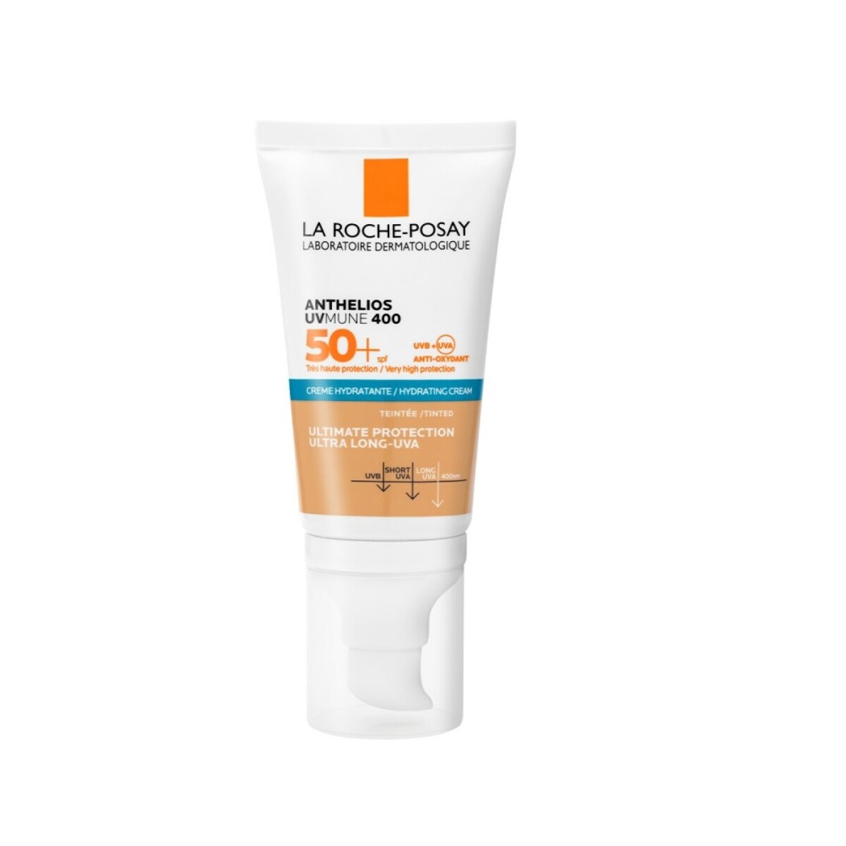LA ROCHE POSAY PROTECTOR SOLAR ANTHELIOS UVMUNE 400 CREMA HIDRATANTE FPS50+ 50ml (con color) 