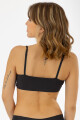 Top microfibra copa removible sacks Negro