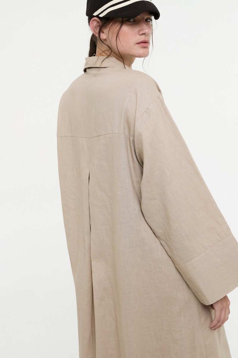 CAMISA OVERSIZED Camel