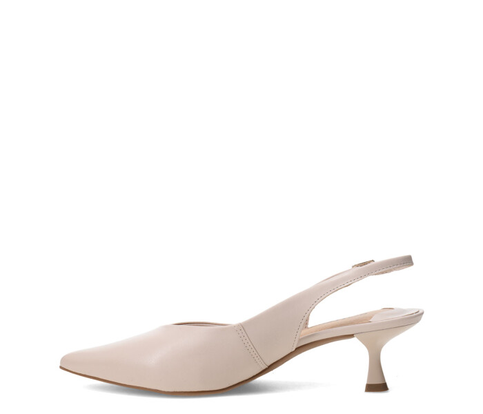 Zapatos de Mujer Bottero En Punta Con Tira Trasera Beige