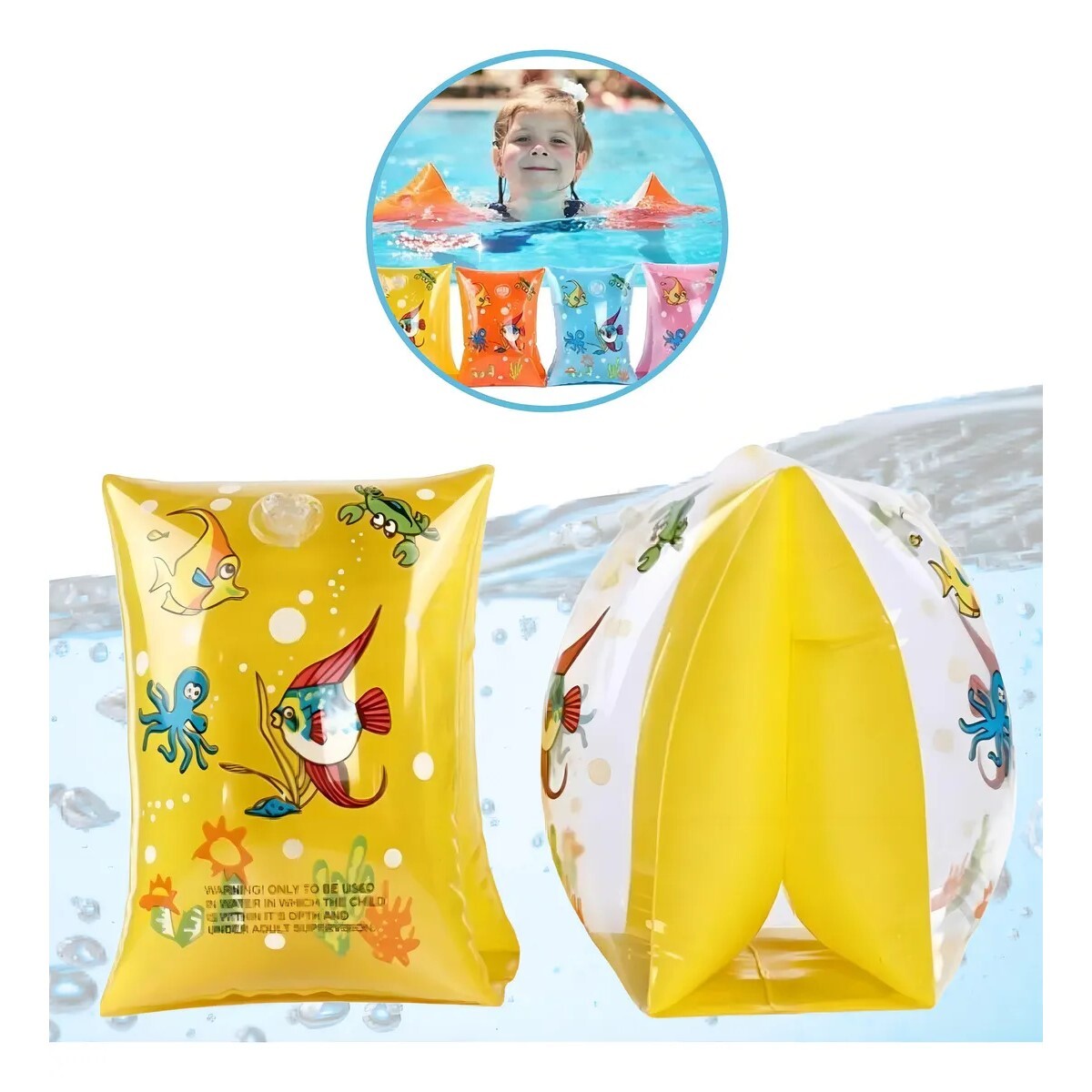 Infable Infantil para Brazos AJ-46A Colores Surtidos 