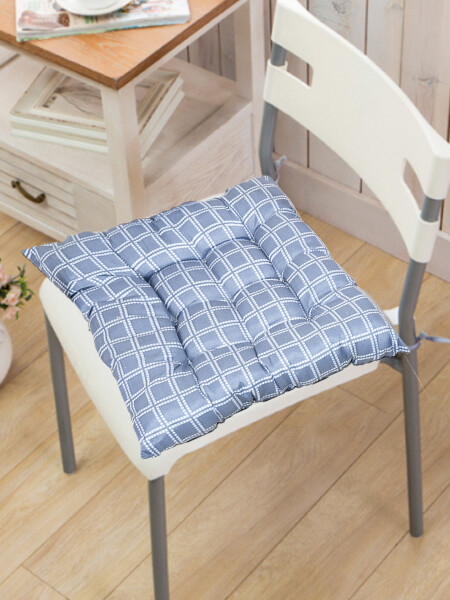 ALMOHADON DE SILLA CUADRILLE AZUL