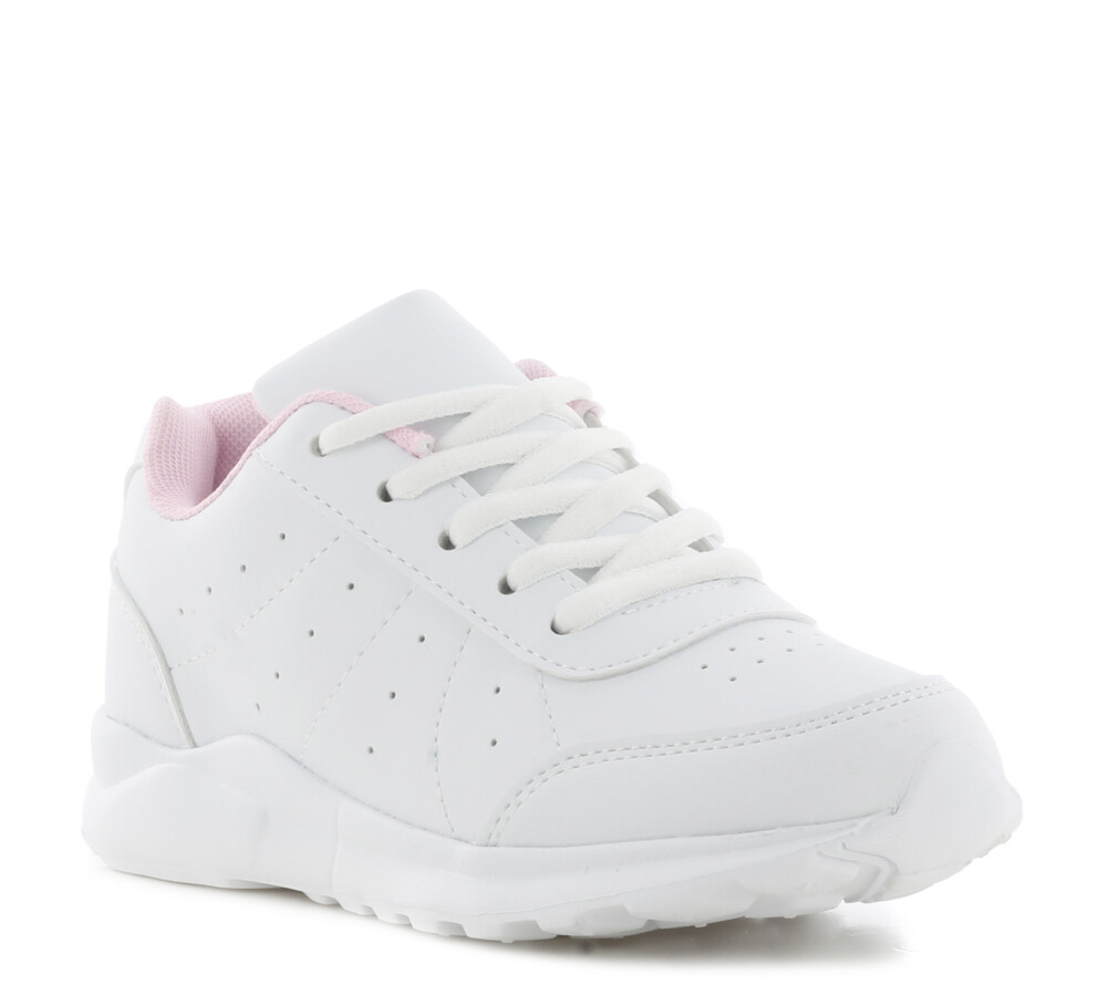 Deportivo BUZ acordonado White/Pink