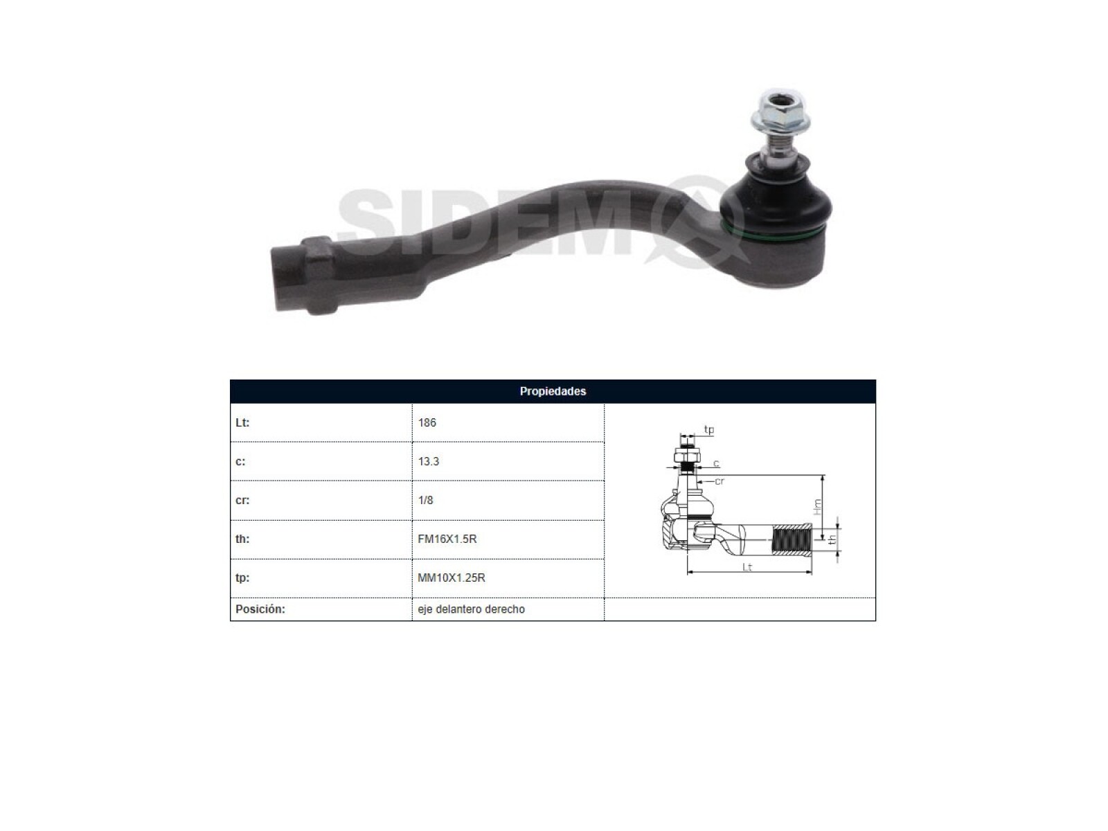 Puntero Kia Sportage 17-25 Der 