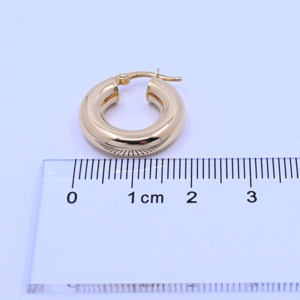 Aros oro 18k bombé. Aros oro 18k bombé.