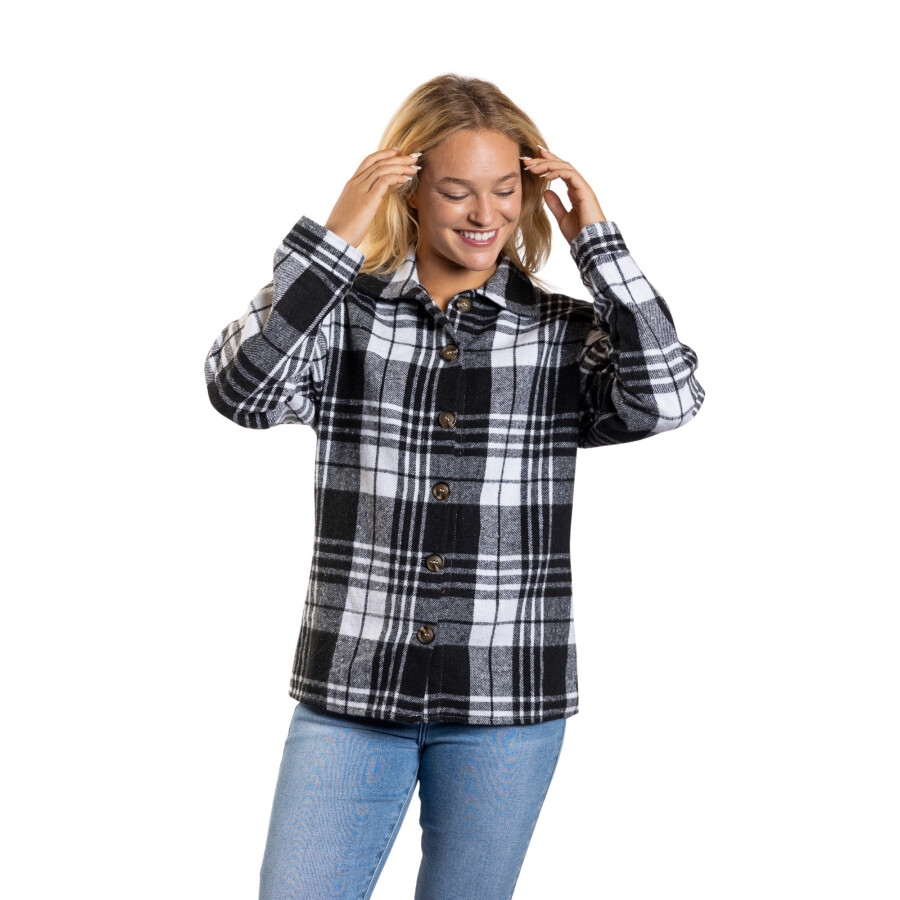 CHERRY FLANNEL SHIRT BLACK