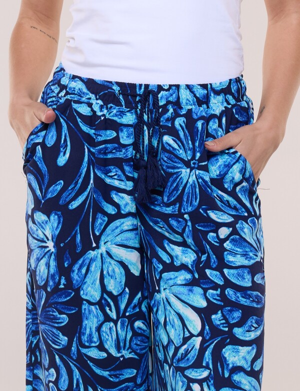 Pantalón Print AZUL/MULTI