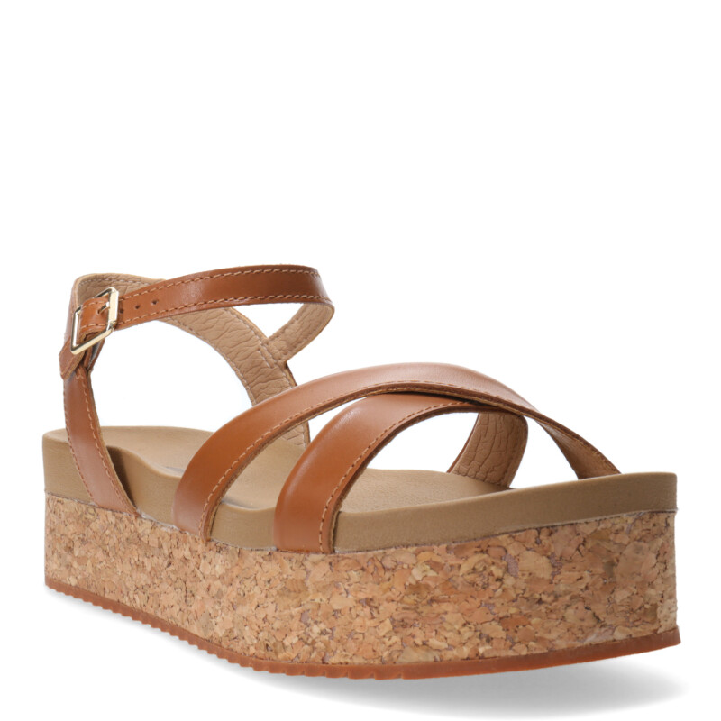 Sandalias de Mujer Bottero con plataforma Marrón Caramelo