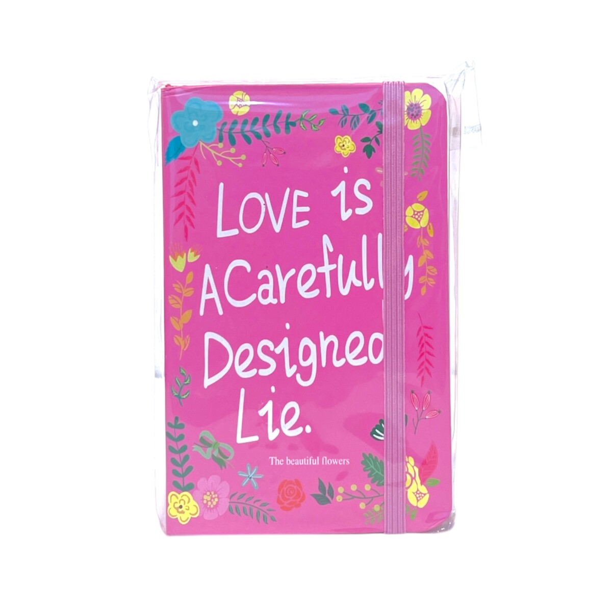 Cuadernito con Frase - Rosado 