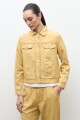 Chaqueta lino con vainillas maiz