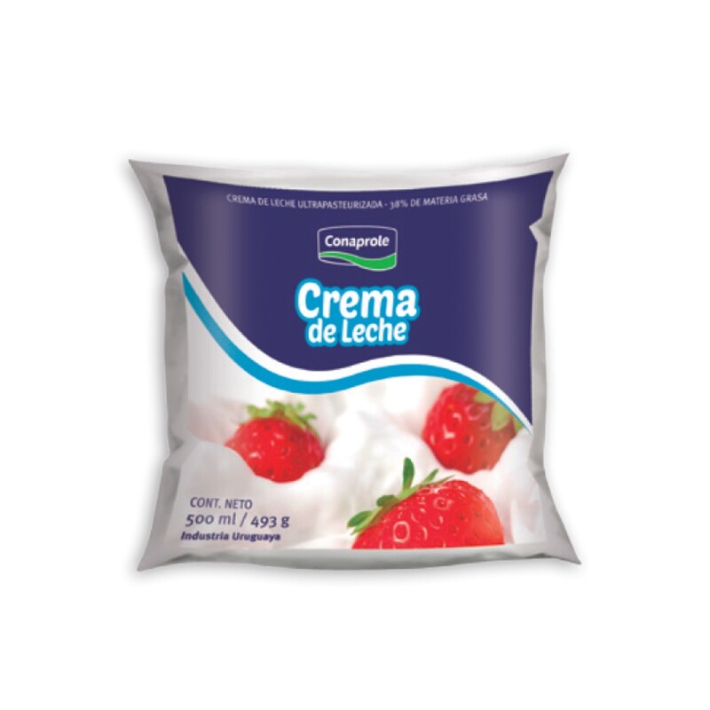 CREMA DE LECHE CONAPROLE 500ML Crema De Leche Conaprole 500ml