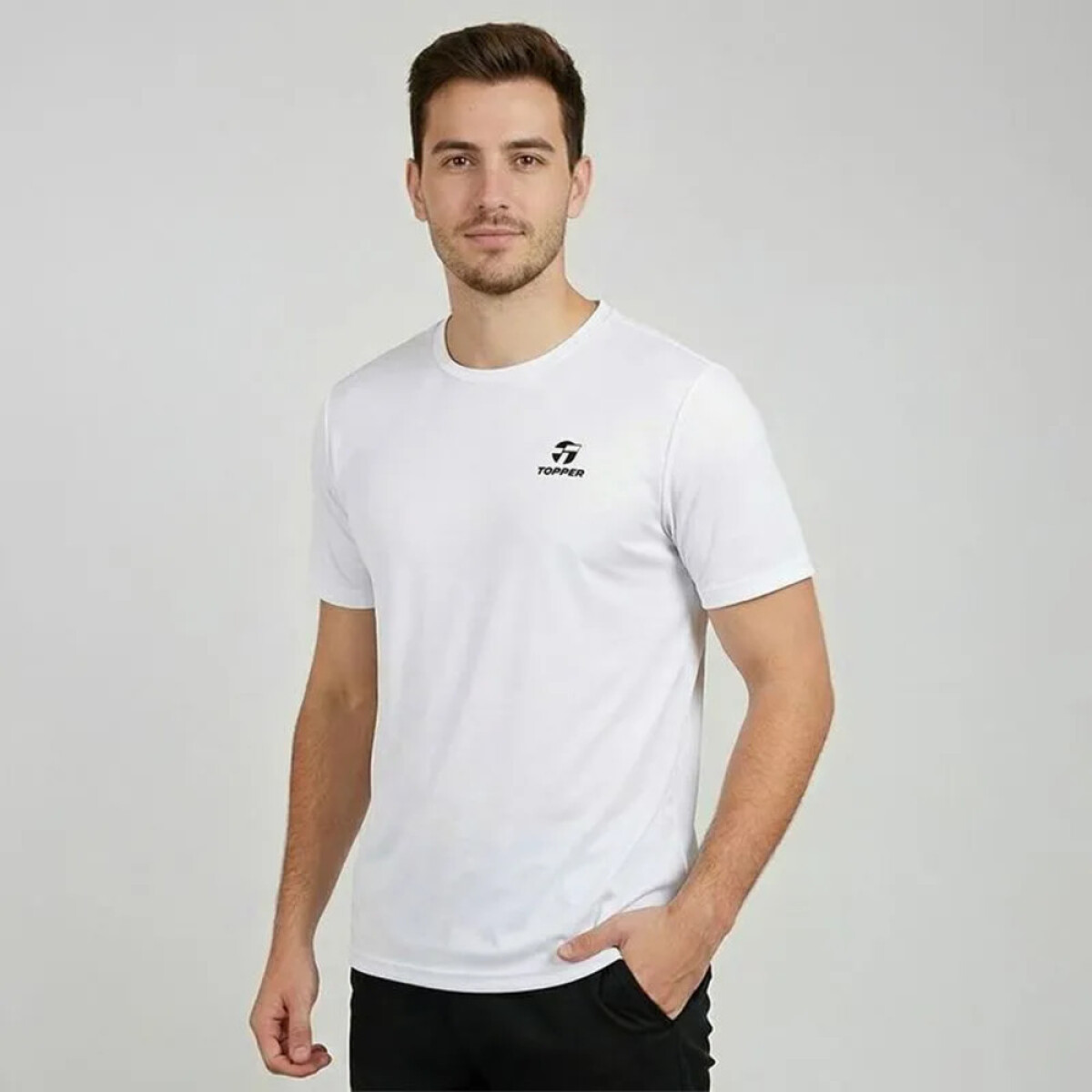 T-SHIRT BASIC MEN TRNG - BLANCO 