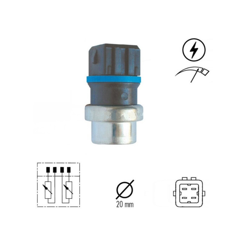 BULBO DE TEMPERATURA GOL G3 / G4 1.9D / POLO 1.9D Bulbo De Temperatura Gol G3 / G4 1.9d / Polo 1.9d