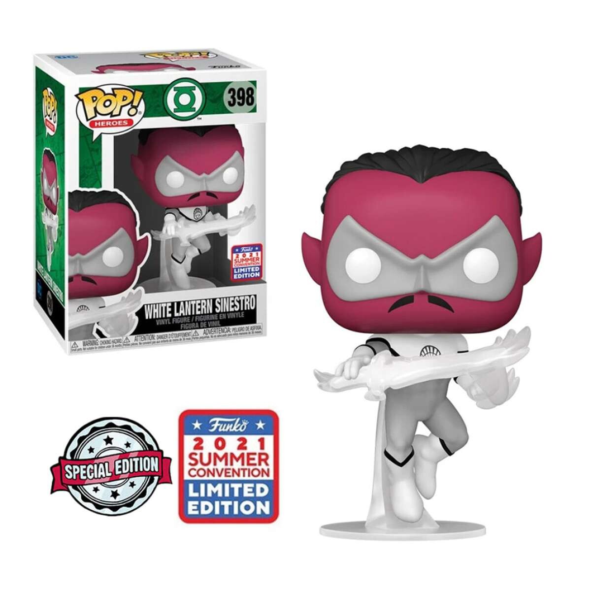 White Lantern Siniestro Heroes Green Lantern [Exclusivo Summer Convention 2021] - 398 