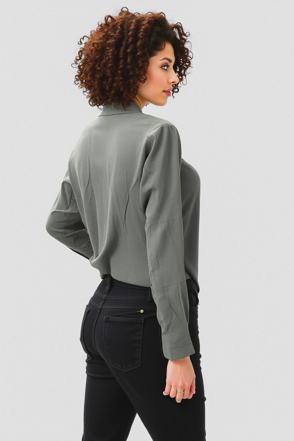 Camisa Oppu Verde Azulado