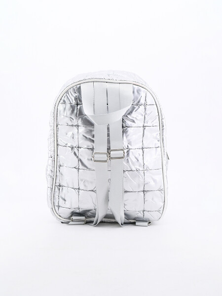 MOCHILA INFANTIL PLATEADO