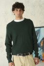 RAIL KNITTED SWEATER Kaki