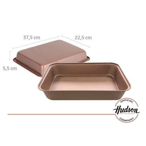 Asadera Rectangular Hudson Antiadherente Ceramico 37,5 Cm Asadera Rectangular Hudson Antiadherente Ceramico 37,5 Cm