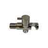 Llave de Paso con Soporte de Bronce Cromado Llave De Paso Con Soporte De Bronce Cromado